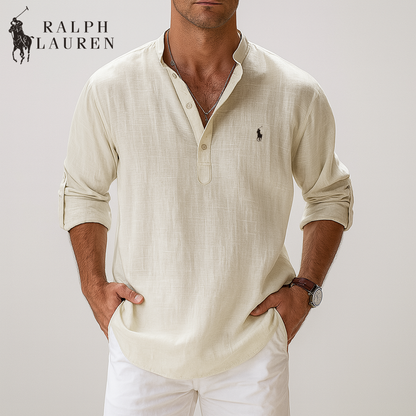 Camicia Classica in Lino Ralph Lauren