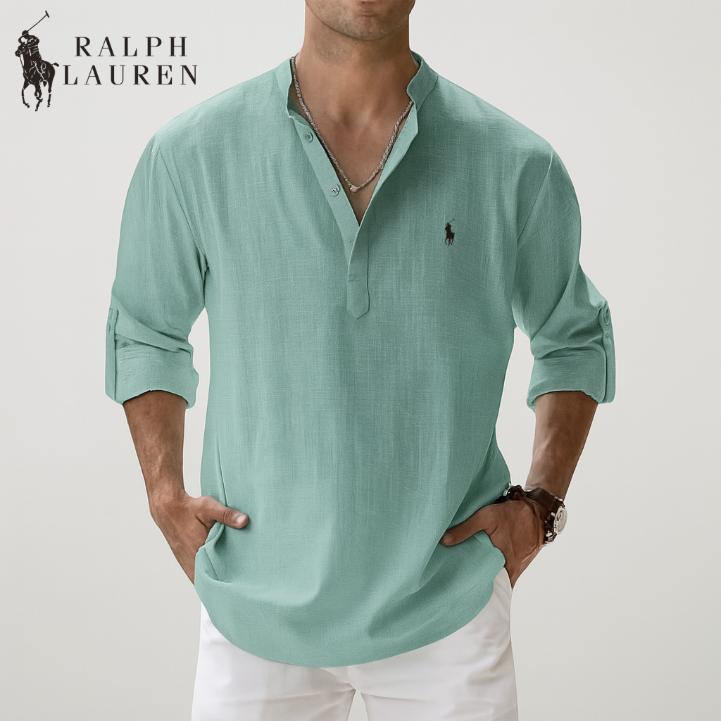 Camicia Classica in Lino Ralph Lauren
