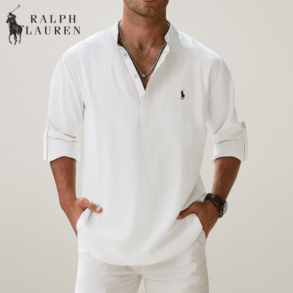 Camicia Classica in Lino Ralph Lauren
