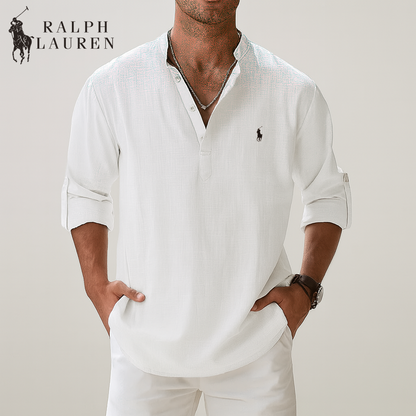 Camicia Classica in Lino Ralph Lauren