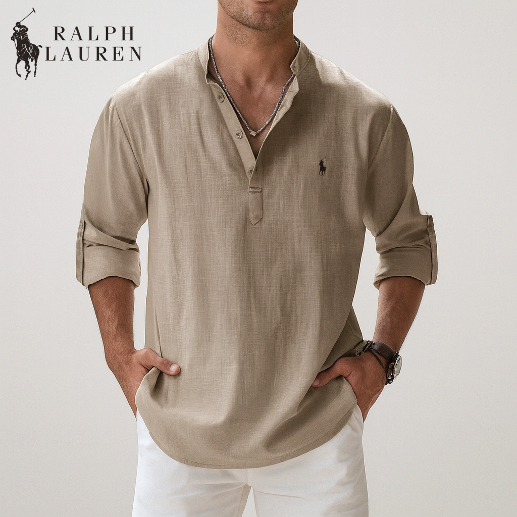 Camicia Classica in Lino Ralph Lauren