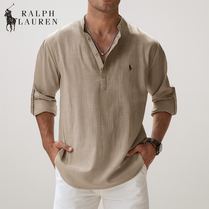 Camicia Classica in Lino Ralph Lauren
