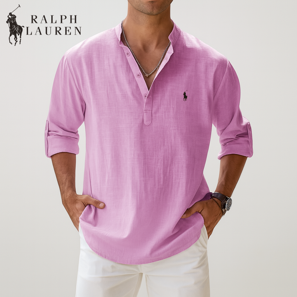 Camicia Classica in Lino Ralph Lauren