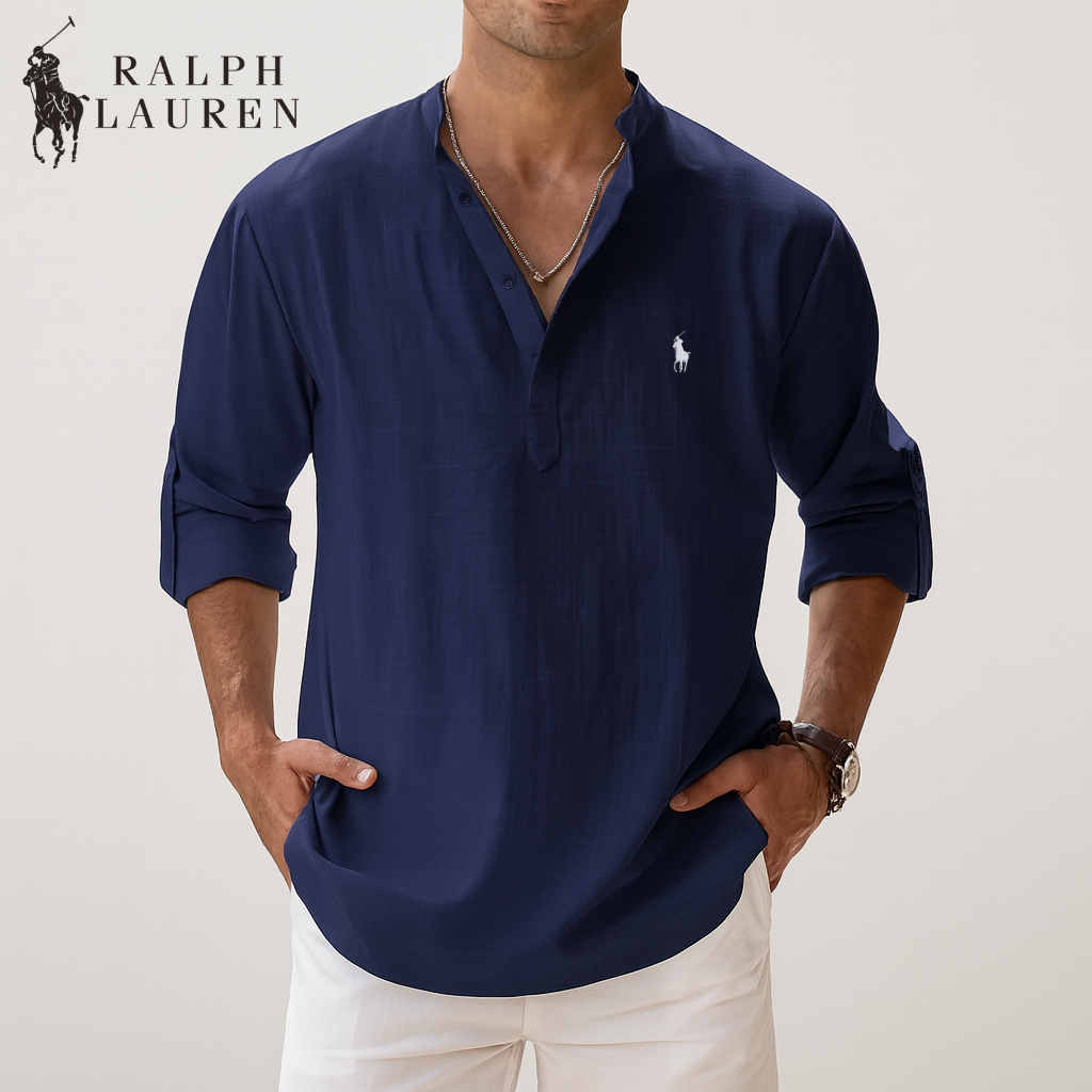 Camicia Classica in Lino Ralph Lauren