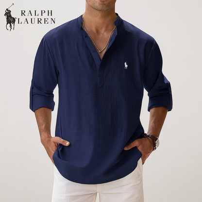Camicia Classica in Lino Ralph Lauren