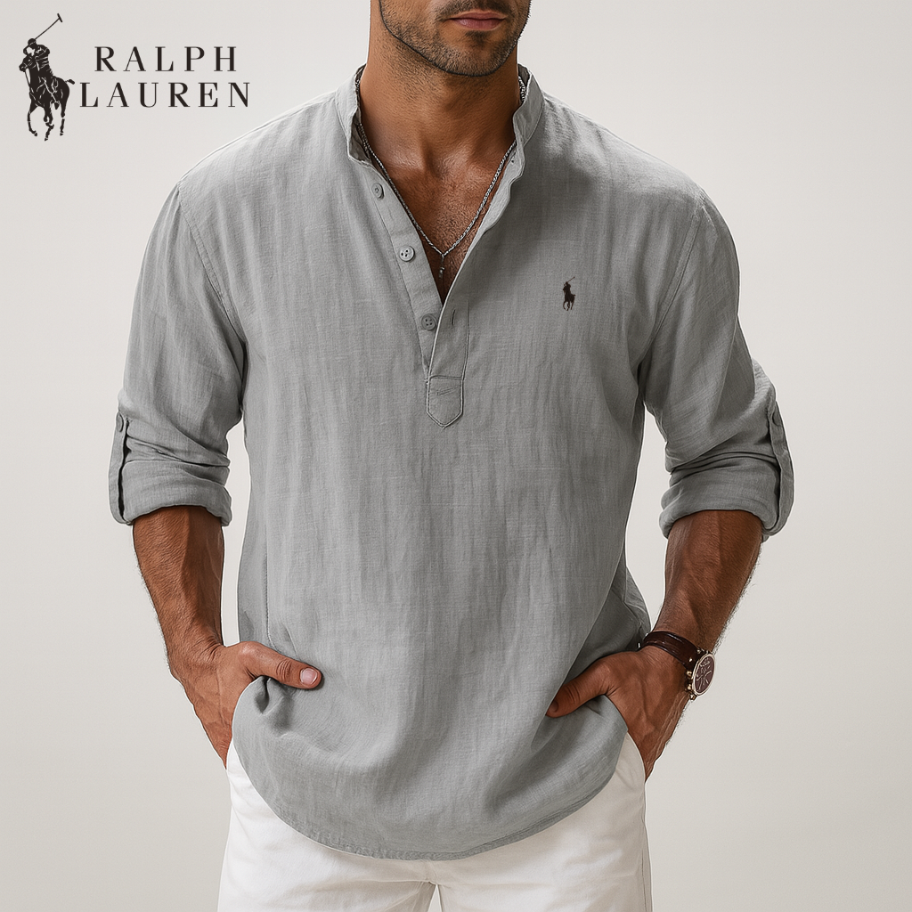 Camicia Classica in Lino Ralph Lauren