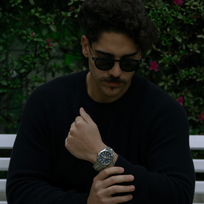 Orologio POEDAGAR Luminosa in Acciaio 40mm - Resistente all'Acqua | Acciaio trasferito
